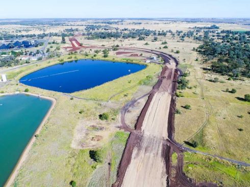 New access road to MIA - Mine Infrastructure-Area